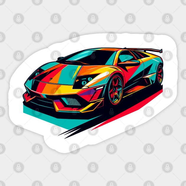 Lamborghini Murcielago Sticker by Vehicles-Art